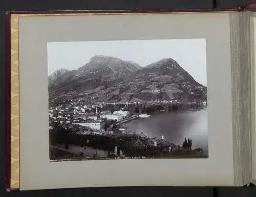 Fotoalbum mit 38 Fotografien, Ansicht Lugano, Panorama vom Monte Salvatore, Morcote, Gandria, Lago di Lugano