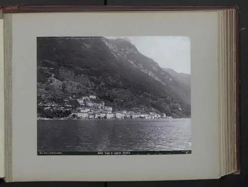 Fotoalbum mit 38 Fotografien, Ansicht Lugano, Panorama vom Monte Salvatore, Morcote, Gandria, Lago di Lugano