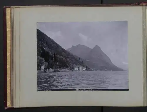 Fotoalbum mit 38 Fotografien, Ansicht Lugano, Panorama vom Monte Salvatore, Morcote, Gandria, Lago di Lugano