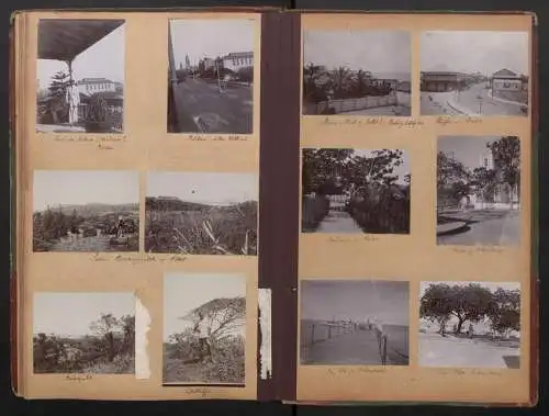 Fotoalbum mit 280 Fotografien, DSWA Schutztruppe, Afrika, Oblt. von Grawert, Hauptmann von Fiedler, Zanzibar, Durban