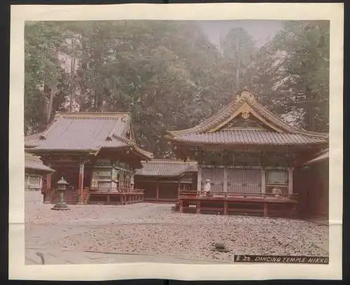 Fotoalbum mit 65 Fotografien, Ansicht Kioto, Tracht, Geisha, Tempel, Daibutsu, Nikko, Kobe, Tokyo