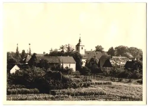 Fotografie unbekannter Fotograf, Ansicht Werden / Weser, Ortsansicht mit Kirche