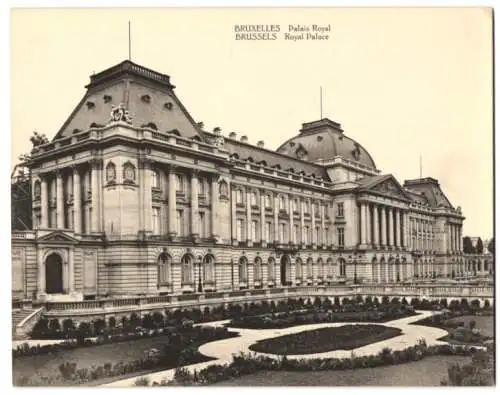 Riesen-AK Brüssel / Bruxelles, Royal Palace