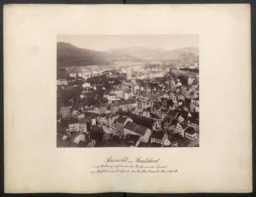 Fotoalbum mit 33 Fotografien, Ansicht Böhmen und Umland Prag, Ziegelei Pannenska, Wyschehrad, Carlsbad, Schreckenstein