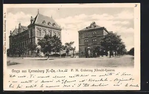 AK Korneuburg /N.-Oe., FM Erzherzog Albrecht-Kaserne