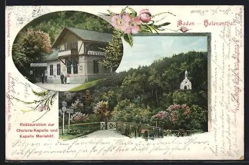 AK Baden, Restauration zur Cholera Kapelle und Kapelle Mariahilf