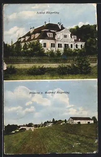 AK Riegerting, Brauerei und Meierhof, Schloss