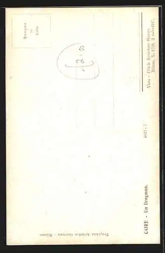 AK Mann in traditioneller Kleidung, arabische Volkstypen