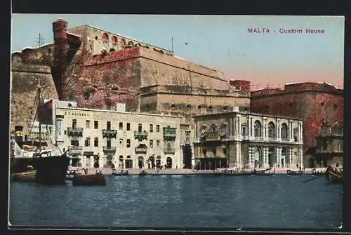 AK Malta, Custom House, Bootsanlegestelle