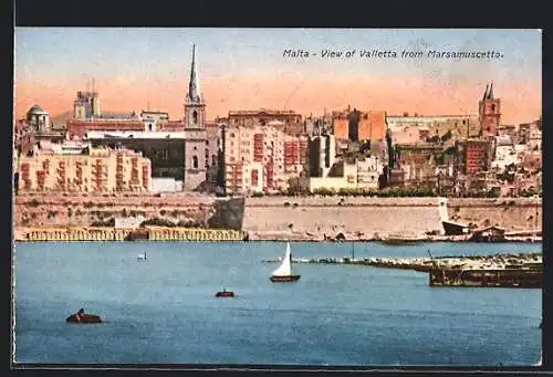AK Valletta, View from Marsamuscetto