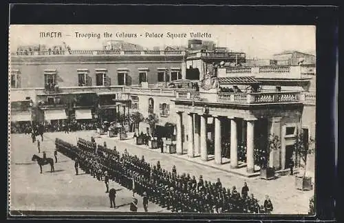 AK Valletta, Trooping the Colours, Palace Square