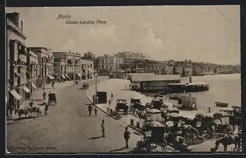 AK Malta, Sliema Landing Place, Partie am Hafen