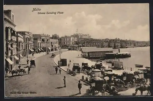 AK Malta, Sliema Landing Place, Partie am Hafen
