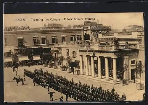 AK Valletta, Palace Square, Trooping the Colours