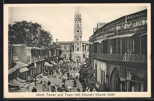 AK Delhi, Clock Tower and Town Hall Chandni Chowk