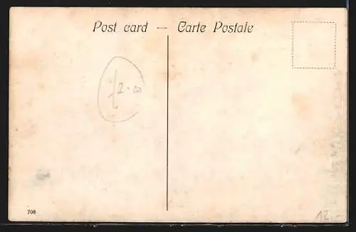 AK Bombay, Great Western Hotel, Ochsengespann