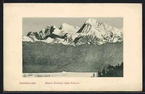 AK Darjeeling, Mount Everest from Phalut