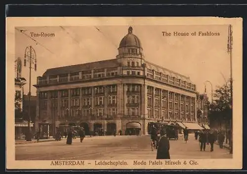 AK Amsterdam, Leidscheplein, Mode Paleis Hirsch & Cie., Tea-Room, House of Fashiones