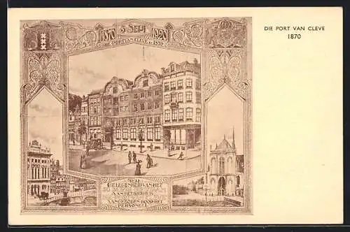 AK Amsterdam, Die Port van Cleve 1870
