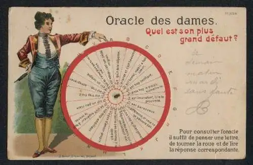 Mechanische-AK Ein drehbares Rad sagt die Zukunft voraus