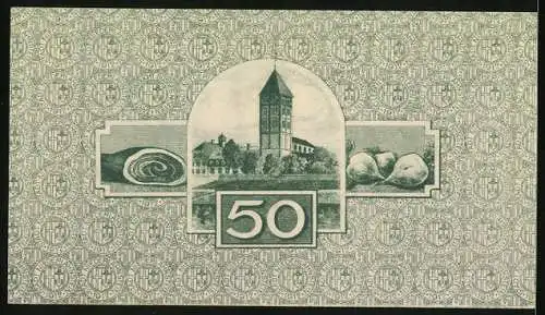 Notgeld Niederlahnstein 1917, Raddampfer an der Küste