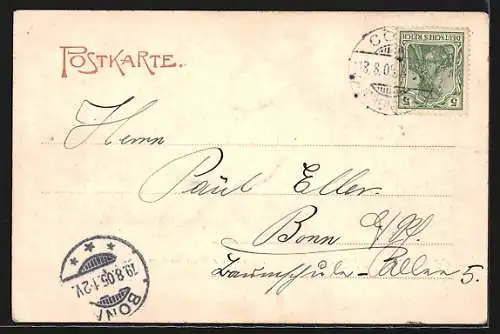 AK Köln-Lindenthal, Partie bei der Waldschenke im Stadtwald