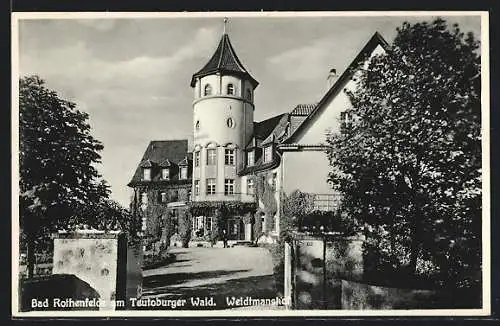 AK Bad Rothenfelde i. Teutoburger Wald, Weidtmannshof mit Garten