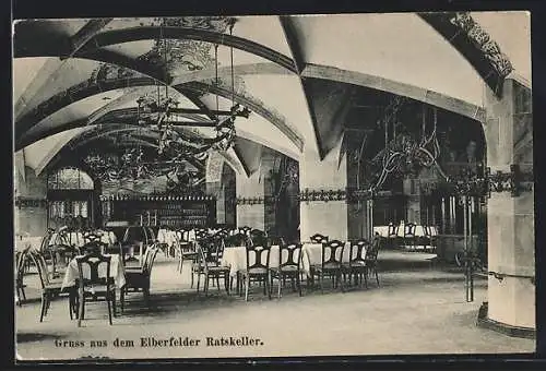 AK Elberfeld, Ratskeller mit Gasthaus