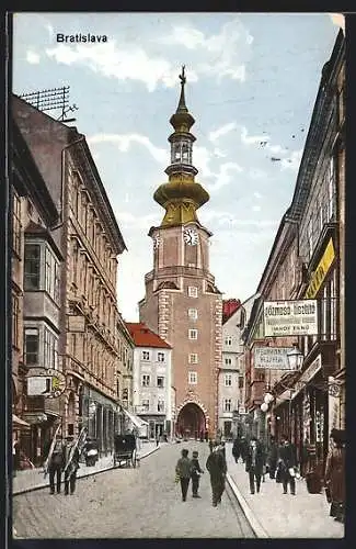 AK Bratislava, Blick zur Kirche
