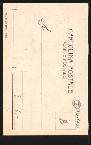 Lithographie Venezia, Il molo, Gondelpartie