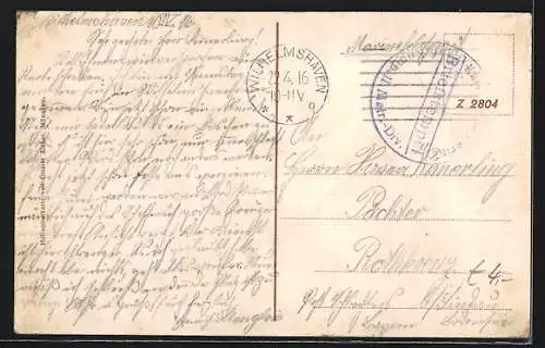 AK Kriegsschiff, Linienschiffkreuzer S.M.S. Moltke in Küstengebiet