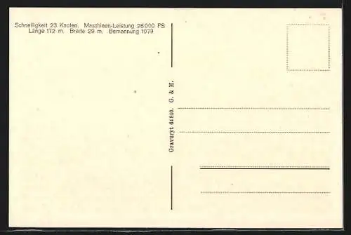 AK SM Linienschiff Kaiserin