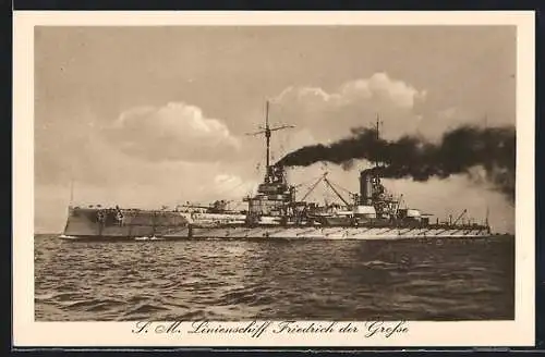 AK S. M. Linienschiff Friedrich der Grosse
