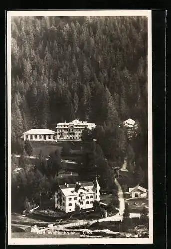 AK Bad Weitlanbrunn, Ortspartie mit Hotel Bad Weitlanbrunn