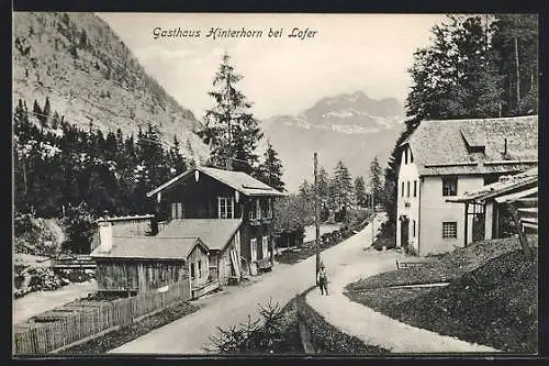 AK Lofer, Gasthaus Hinterhorn