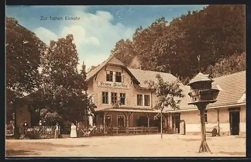 AK Weidlingbach, Cafe-Restaurant u. eigene Meierei zur Schiessstätte, Haus Franz Zischka