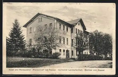 AK Haibach / Passau, Hotel und Restauration Waldschloss