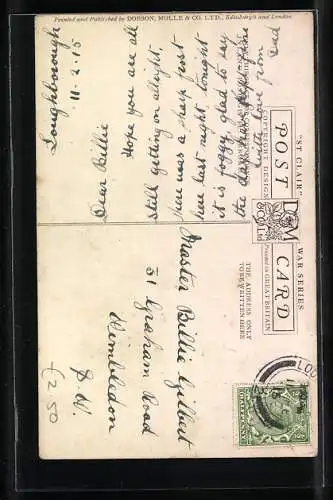 Künstler-AK Lawson Wood: Duty and Honor bid us part