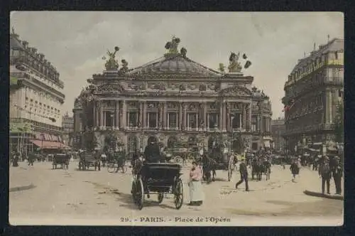 AK Paris, Opéra Garnier et Place de l`Opéra