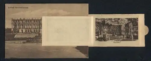 AK Das Schloss Herrenchiemsee, Vestibül, Treppenhaus, Prachtbett, Beratungszimmer, Spiegelgalerie, Schlafzimmer