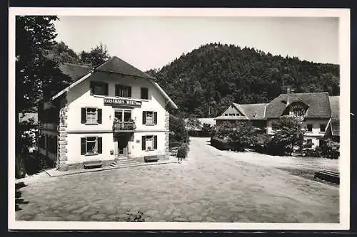 AK Tiengen /Oberrhein, Gasthaus Witznau H. Schmiederer im Schlüchttal
