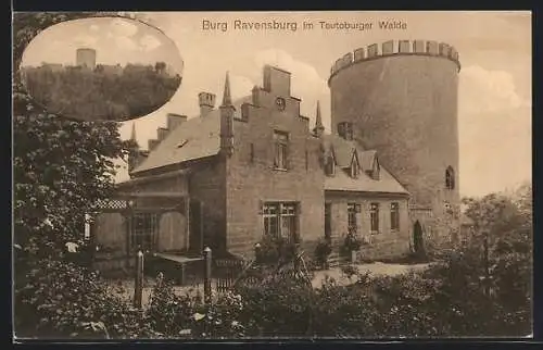 AK Borgholzhausen /Teutoburger Wald, Burg Ravensburg