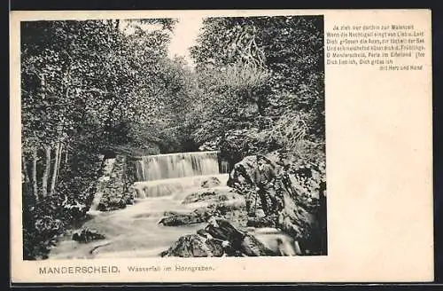 AK Manderscheid, Wasserfall im Horngraben