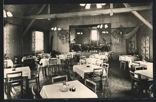 AK Waffenrod /Thür. Wald, Konsum-Gaststätte Zum guten Freund, Innenansicht