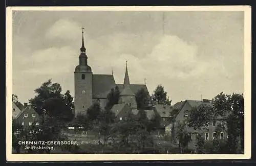 AK Chemnitz, Stiftskirche mit Umgebung