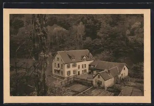 AK Auerbach /Bergstrasse, Cafe-Restaurant Hof Mühltal im Hochstätter-Tale