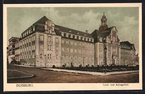 AK Duisburg, Das Land- und Amtsgericht
