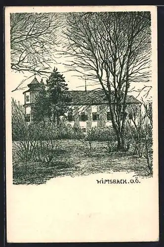 AK Wimsbach, Motiv eines Hauses