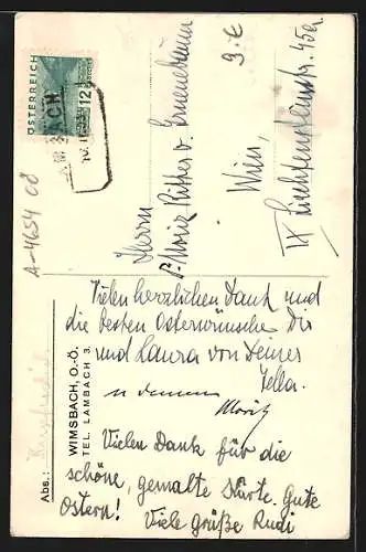 AK Wimsbach, Motiv eines Hauses