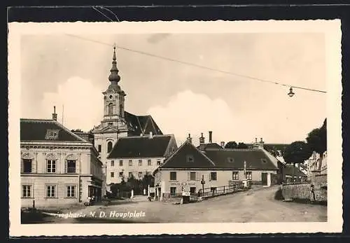 AK Gross-Siegharts /N. D., Hauptplatz mit Kirche
